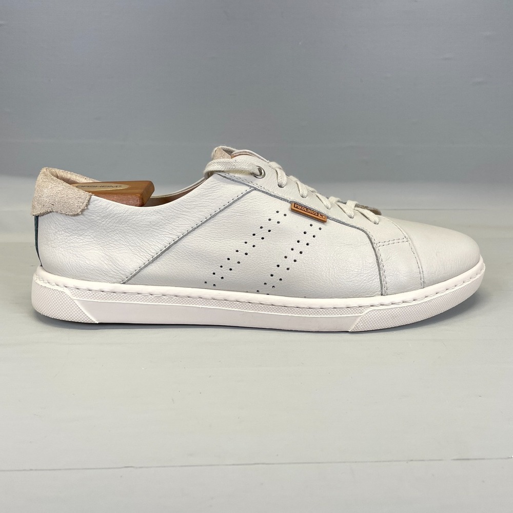 Pikolinos Alicante Shoes Mens Size 8.5 Gray Leather Casual Lace Up Sneakers